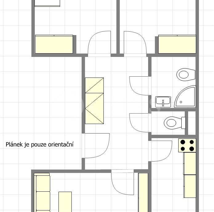 Prodej bytu 3+1/L, OV, 80m2, ul. Branická 1326/95, P4 - Braník