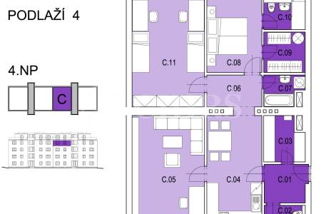 Prodej bytu 3+kk, OV, 94m2, ul. Za Vokovickou vozovnou 257/4, Praha 6 - Veleslavín