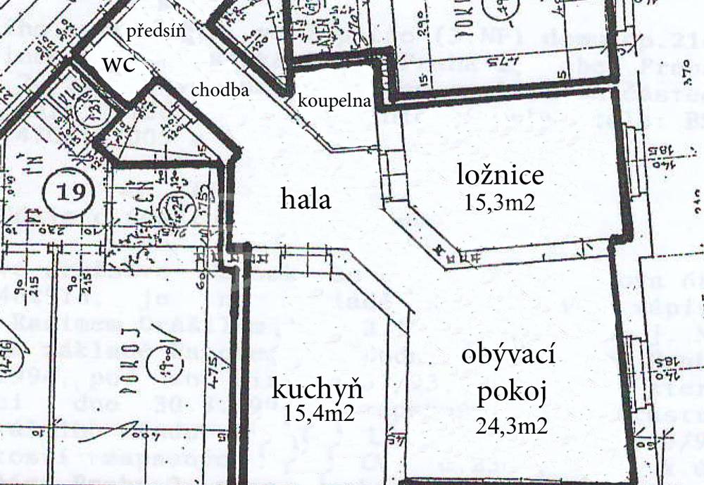 Prodej bytu 2+1, OV, 76m2, ul. Rejskova 14, Praha 2 - Vinohrady
