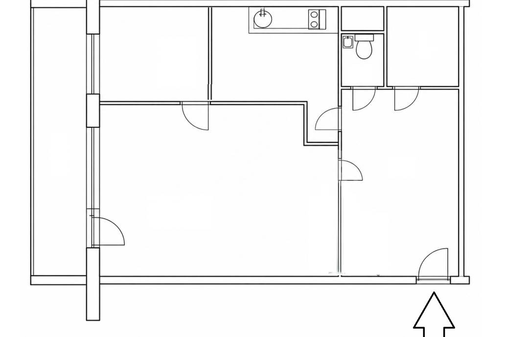 Pronájem bytu 1+1 s lodžií, OV, 52,7 m2, ul. Na Chobotě 1344/4, Praha 6 - Řepy 