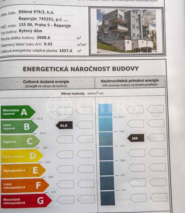 Prodej bytu 3+kk, OV, 79m2, ul. Dělená 976/3, Praha 5 - Řeporyje