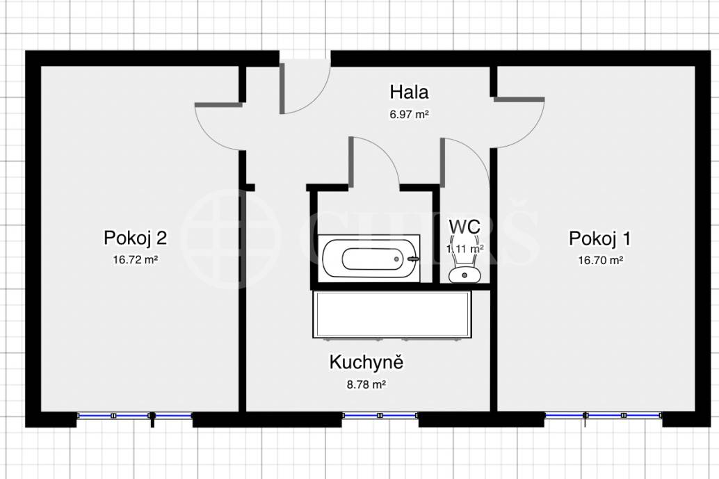 Prodej bytu 2+1, 54 m2, OV, Maříkova 193/4, Praha 6 - Veleslavín