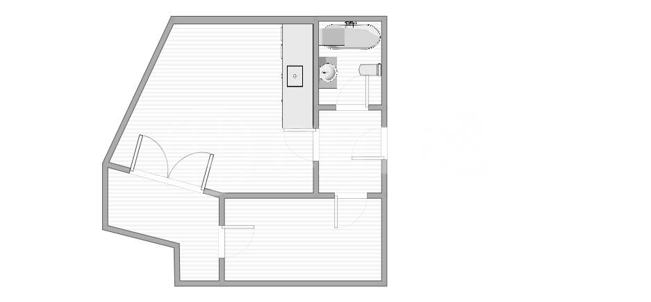 Pronájem bytu 2+kk s lodžií, OV, 66m2, ul. Litoměřická 834/19D, Praha 9 - Prosek