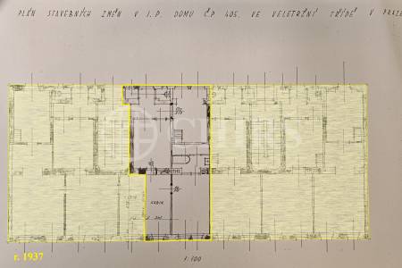 Prodej bytu 3+1, OV, 100m2, ul. Veletržní 405/31, Praha 7 - Holešovice