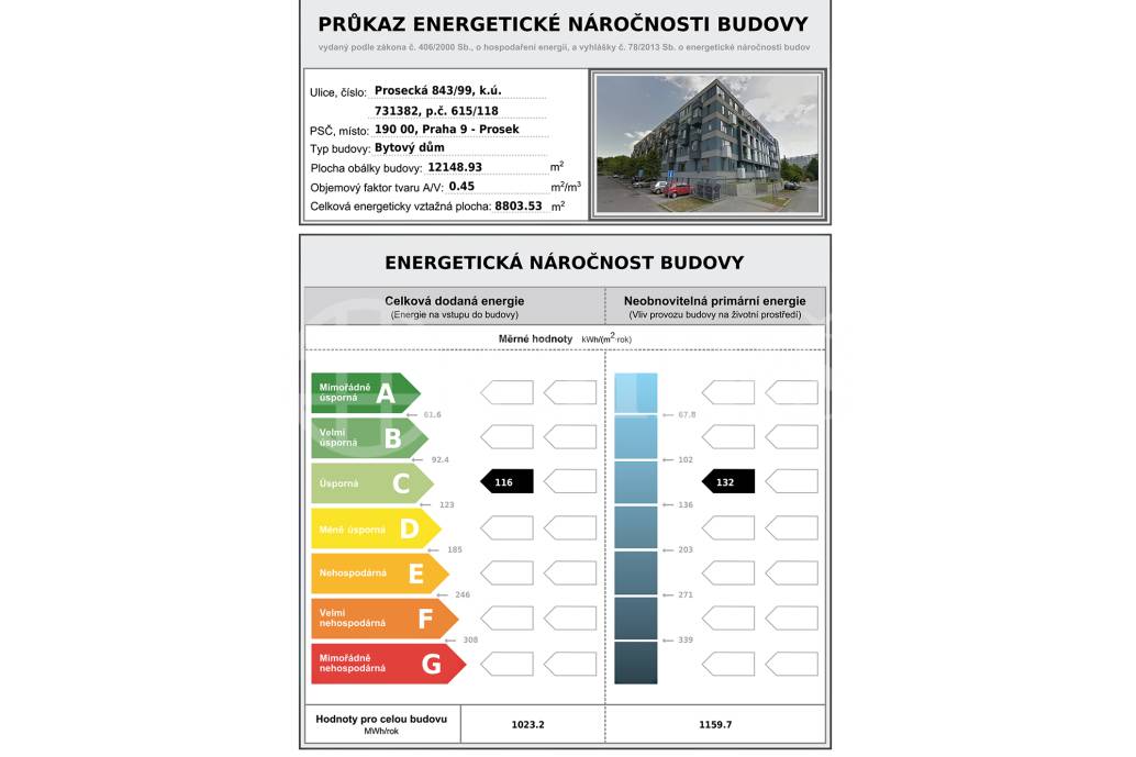 Prodej bytu 3+kk, OV, 63m2, ul. Prosecká 842/99, Praha 9 - Prosek