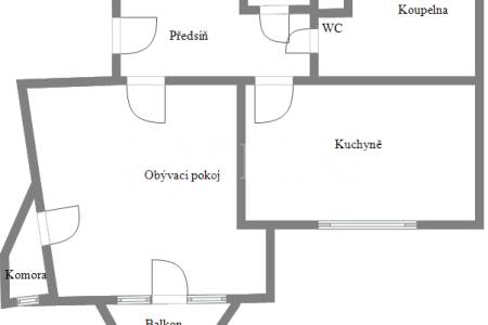 Prodej bytu 2+kk, 43 m2, OV, ul. Koulova 1, P6 - Dejvice