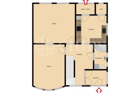 Pronájem RD 5+1 se zahradou, OV, ul. Na Ořechovce 201/20, Praha 6 - Střešovice