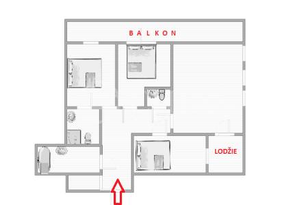 Pronájem bytu 4+kk/B/L/GS, OV, 100m2, ul. Berlínská 1491/9, Praha 10 - Hostivař