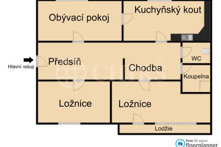 Prodej bytu 3+1, OV, 62m2, ul. Pražského 610/25, Praha - 5 Hlubočepy