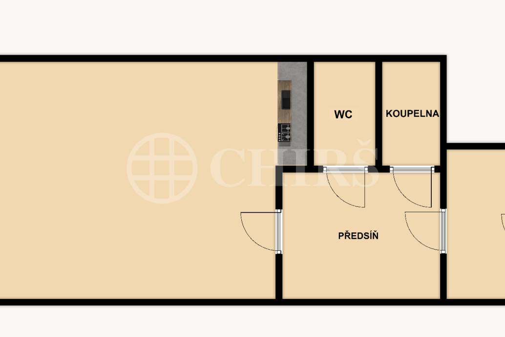 Prodej bytu 1+kk, OV, 28m2, ul. Počernická 512/58, Praha 10 - Malešice