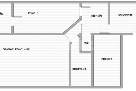 Prodej bytu 3+kk/L s garáží, OV, 75m2, ul. Chalabalova 1270/10, Praha 5 - Stodůlky