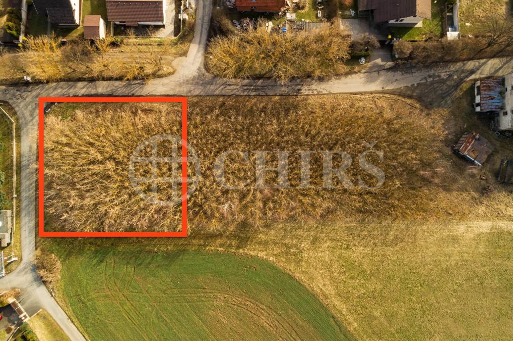 Prodej stavebního pozemku, 1.057 m2, Chocerady