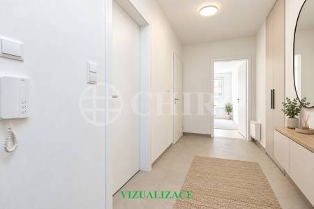 Prodej bytu 2+kk s balkonem, sklepem a garážovým stáním, DV, 47 m2, ul. Honzíkova, Praha 10 - Štěrboholy
