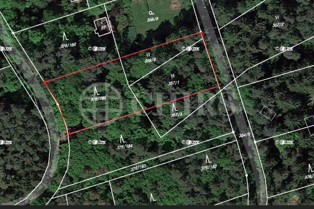Prodej lesního pozemku 2512m², Praha západ, Masečín - Hvozdy