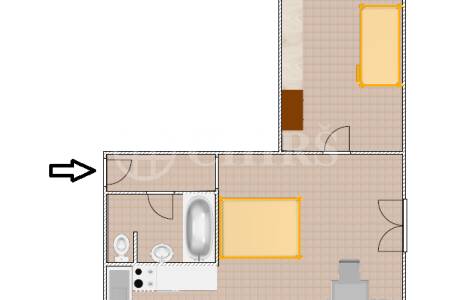 Prodej bytu 2+kk, OV, 53 m2, ul. Krásného 351/8, Praha 6 - Petřiny