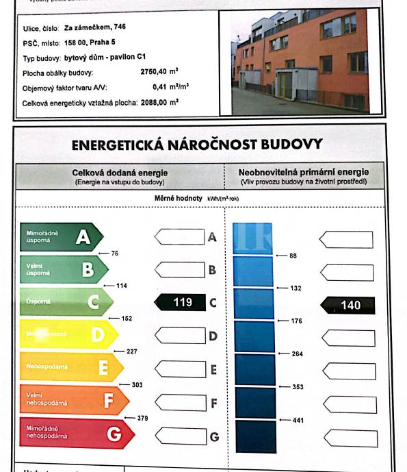 Prodej bytu 4+kk s terasou, OV, 120 m2, ul. Za Zámečkem 746/3, Praha 5 - Jinonice