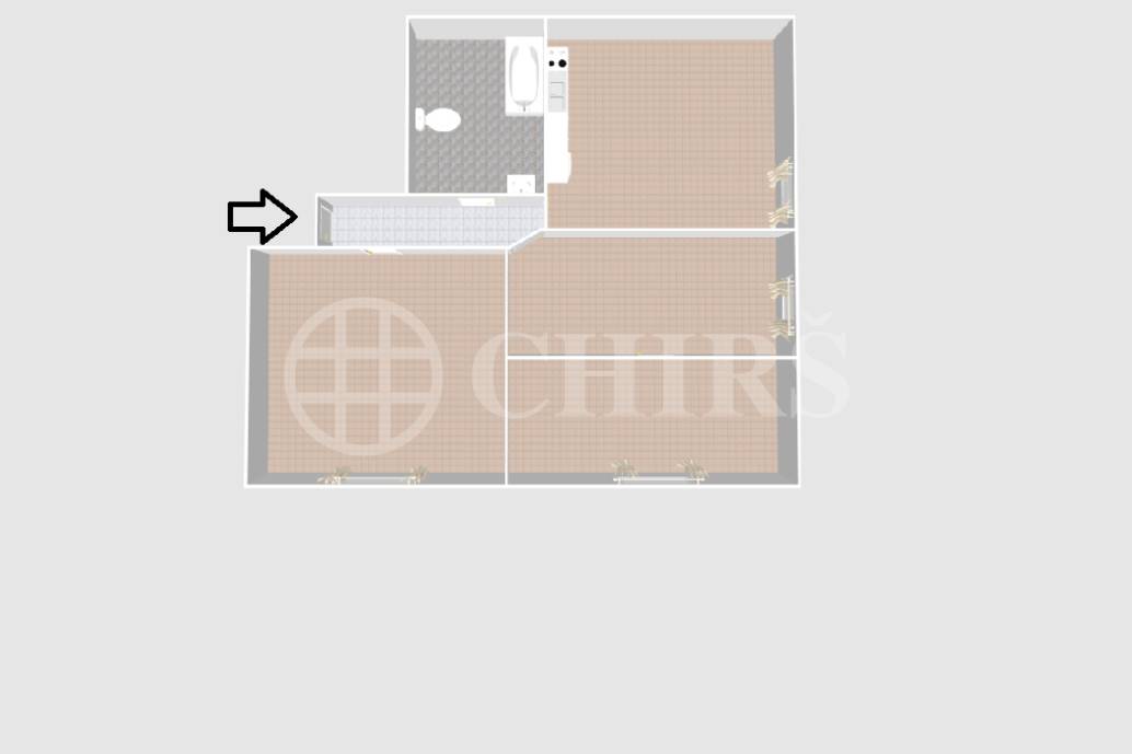 Pronájem bytu 3+1 s balkonem, OV, 85m2, ul. Na Pískách 1266/65, Praha 6 - Dejvice