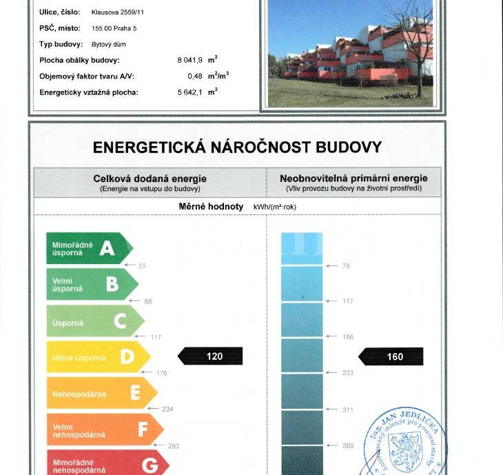 Prodej bytu 4+1 s terasou a garáží, OV, 121m2, ul. Klausova 2559/11, Praha 5 - Stodůlky