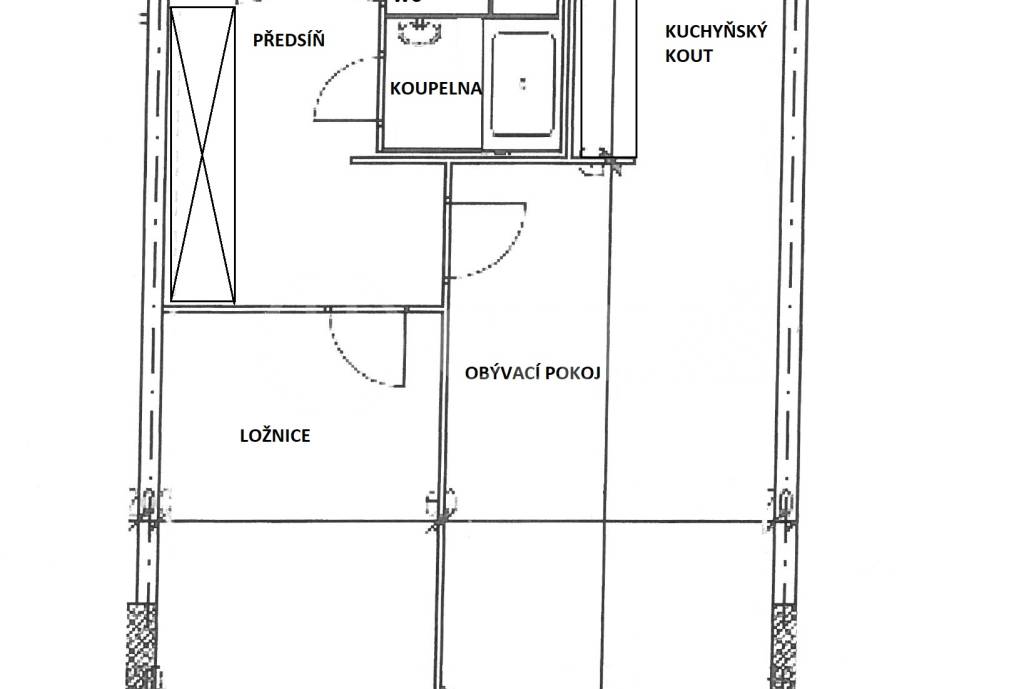 Prodej bytu 2+kk, OV, 45m2, ul. Trávníčkova 1776/29, Praha 5 - Stodůlky