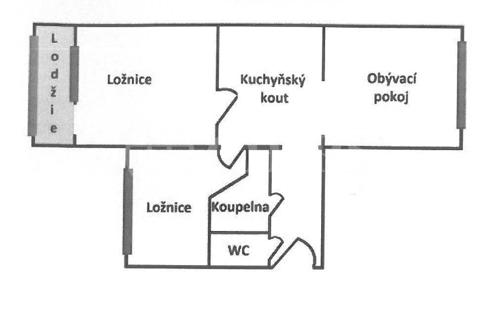 Prodej bytu 3+kk s lodžií, DV, 64m2, ul. Černokostelecká 119/21, Praha 10 - Strašnice