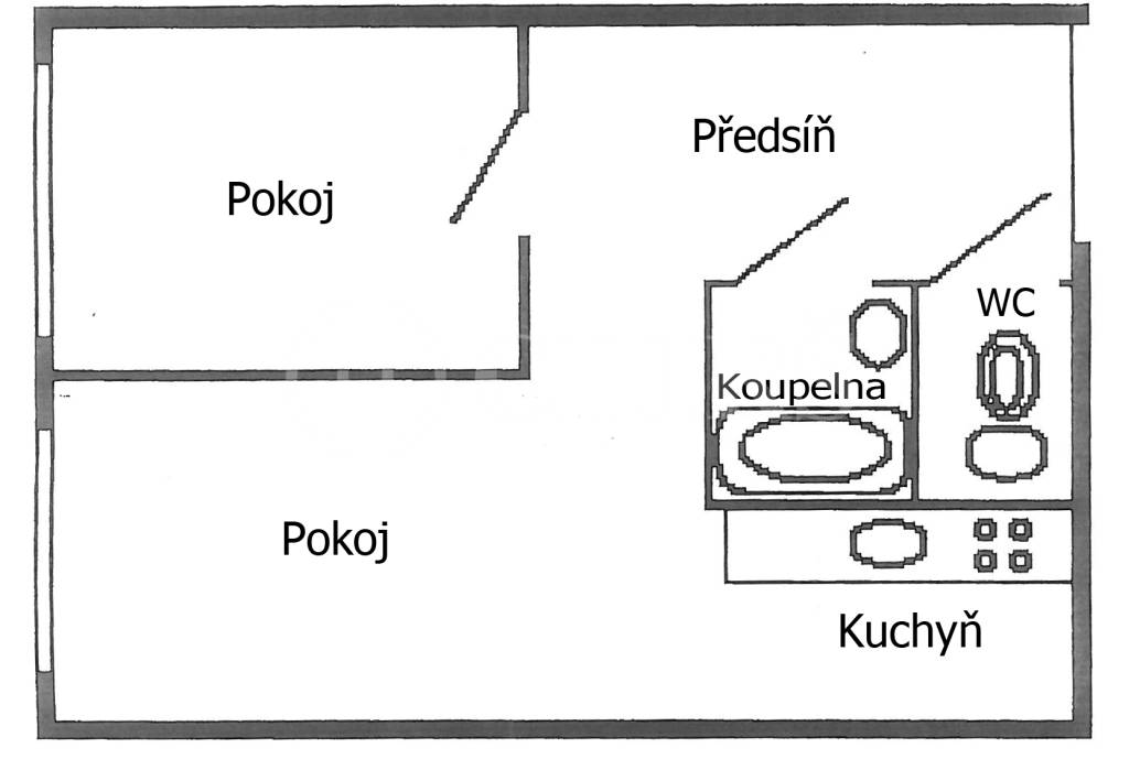 Prodej bytu 2+kk, OV, 43m2, ul. Kettnerova 2057/10, Praha 13 - Stodůlky