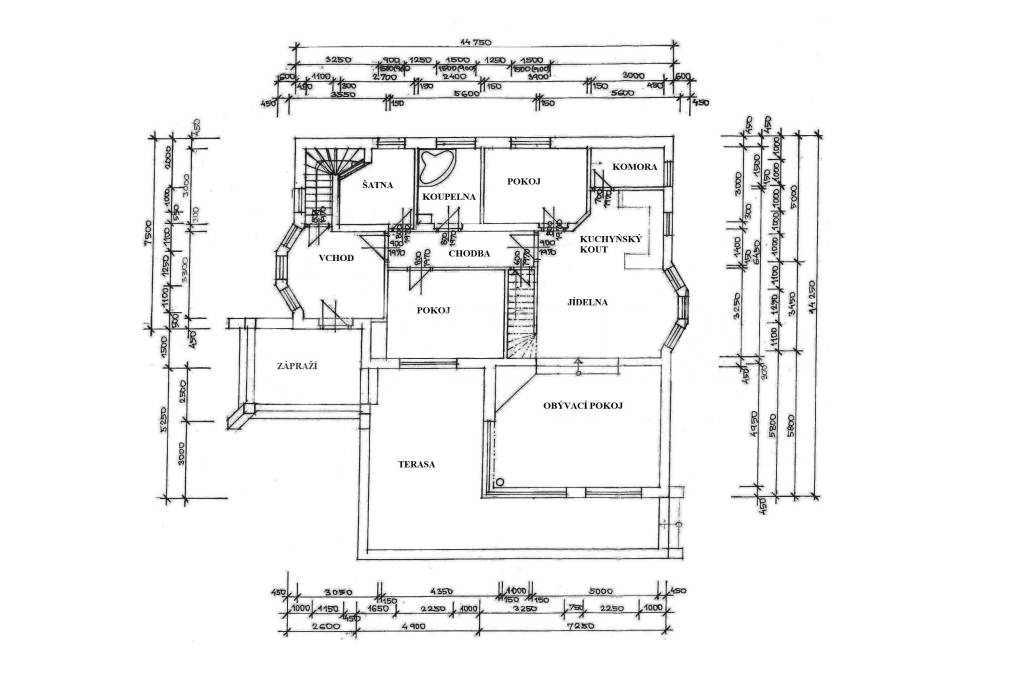 Prodej RD 6kk, OV 250m2, Čísovice 239