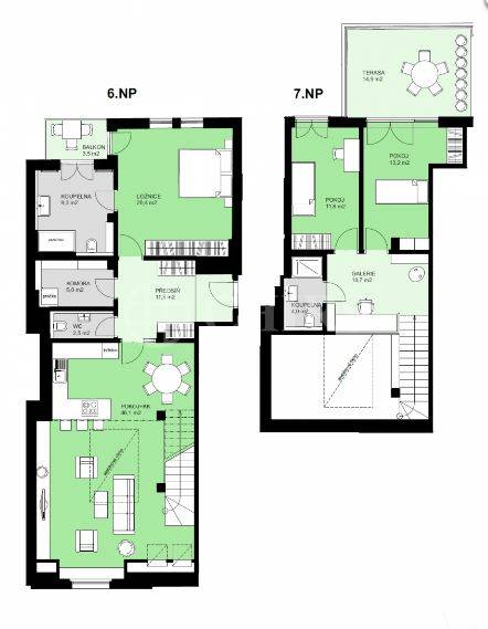 Prodej bytu 4+kk/B/T/G, OV, 161,2 m2, ul. Korunovační 570/18, Praha 7-Bubeneč