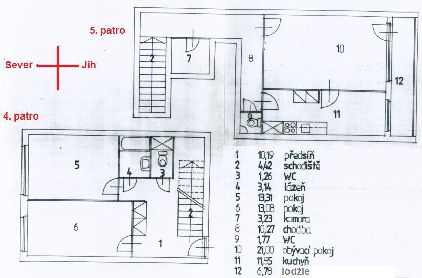 Prodej bytu 3+kk s lodžií, OV, 105m2, ul.  Seydlerova 2148/9, Praha 5 - Stodůlky