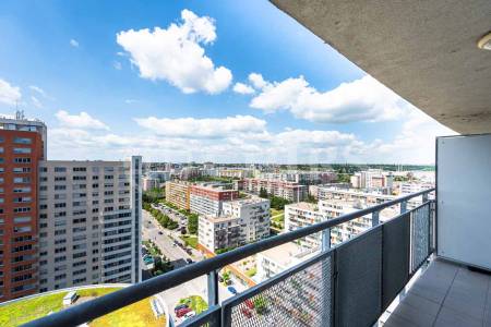Prodej bytu 1+kk s balkonem a garážovým stáním, OV, 41m2, ul. Petržílkova 2583/15, Praha 5 - Stodůlky