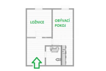 Prodej bytu 2+kk, OV, 43m2, ul. Klukovická 1530/8, Praha 5 - Stodůlky
