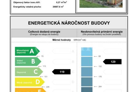 Pronájem bytu 2+kk s lodžií, OV, 46m2, ul. Voskovcova 1130/26, Praha 5 - Hlubočepy