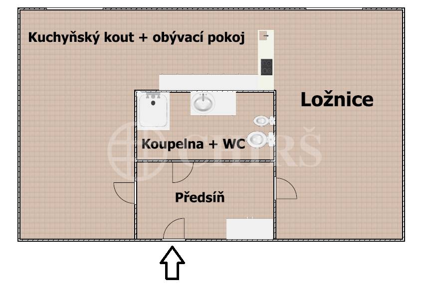 Pronájem bytu 2+1, DV, 52 m2, ul. Kladenská 52/89, Praha 6 - Vokovice
