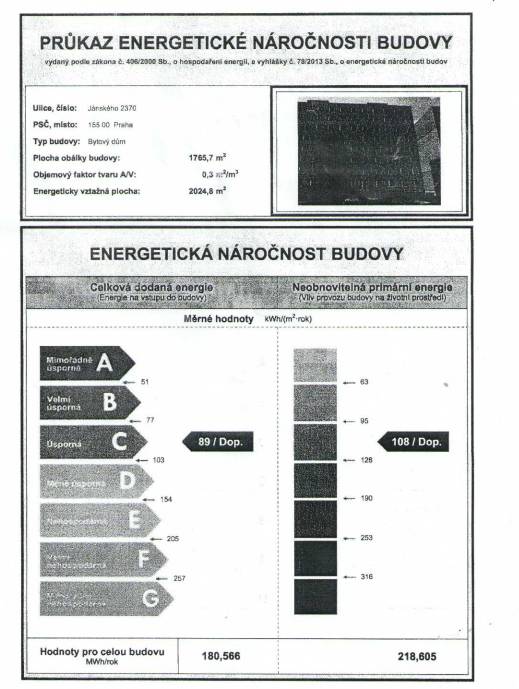 Pronájem bytu 2+kk, DV, 43m2, ul. Jánského 2371/89, Praha 5 - Stodůlky