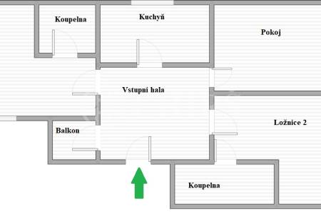 Prodej bytu 3+1 se dvěma balkony, OV, 96m2, ul. Terronská 871/74, Praha 6 - Bubeneč