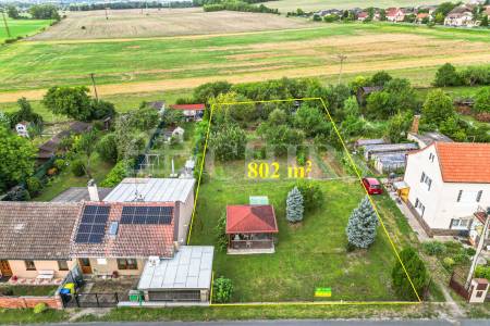 Prodej stavebního pozemku, 802 m2, obec Konárovice, okres Kolín