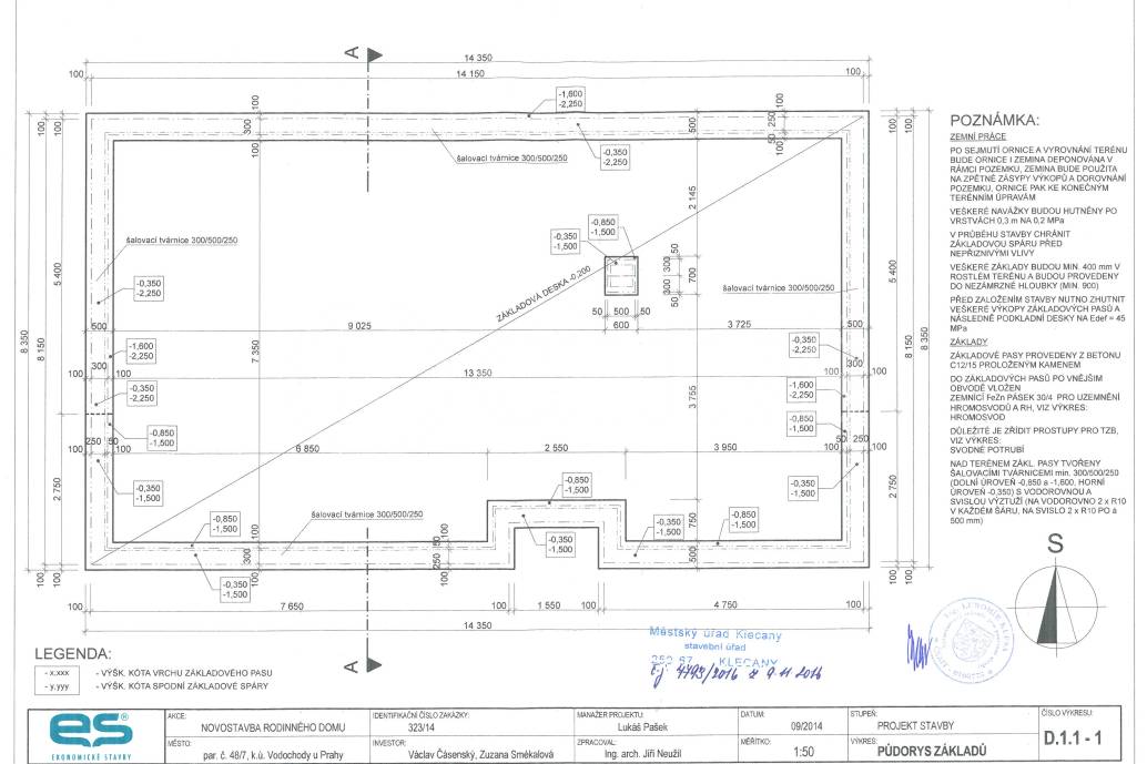 Prodej rodinného domu 4+kk, OV, 100m2, ul. Luční, Vodochody, Praha-východ