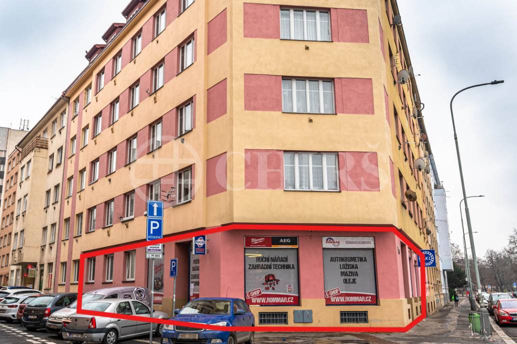 Pronájem komerčního objektu, OV, 165m2, ul. Na Břehu 766/27, Praha 9 - Vysočany