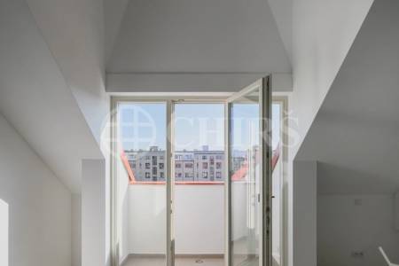 Prodej rozestavěné bytové jednotky - mezonet  3+kk, balkon, OV, 105,3 m², ul. Na Výšinách 900/8 - Praha 7 - Bubeneč