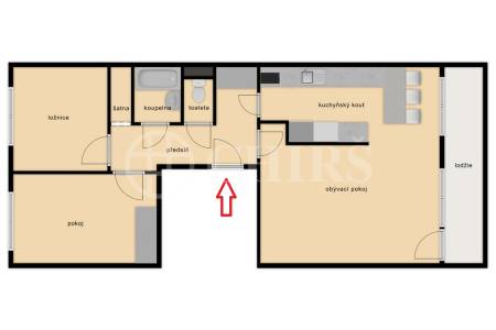 Prodej bytu 3+kk s lodžií, OV, 83m2, ul. Janského 2439/11, Praha 13 - Stodůlky