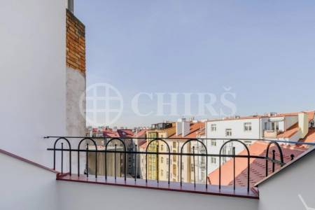 Prodej rozestavěné bytové jednotky - mezonet  3+kk, balkon, OV, 105,3 m², ul. Na Výšinách 900/8 - Praha 7 - Bubeneč