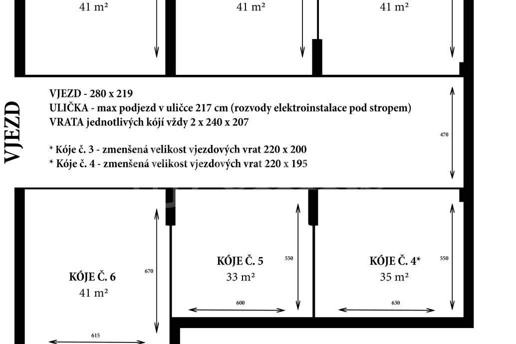 Pronájem skladovací kóje v temperovaném skladu, 35m2, ul. Peroutkova 570/83, P-5 - Jinonice