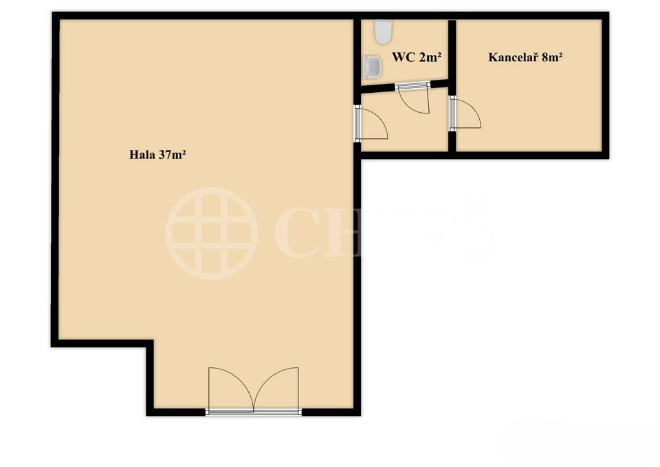 Pronájem komerčního prostoru, OV, 47 m2, ul. Salmovská 1517/14, Praha 2 - Nové město