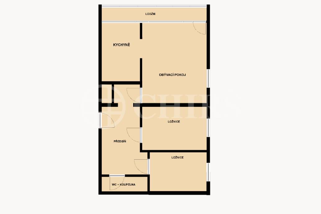 Prodej bytu 3+kk s lodžií, OV, 76m2, ul. Nušlova 2298/61, Praha 5 - Stodůlky 