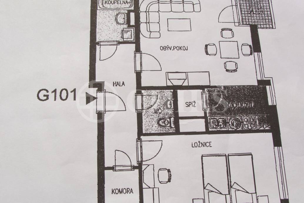 Prodej bytu 2+kk/B, OV, 61,5m2, ul.Melodická 1417/11, Praha 13 - Stodůlky