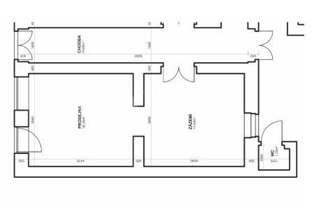 Pronájem obchodního prostoru 35 m2, ul. Bělohorská 119/ 218, P6 - Břevnov