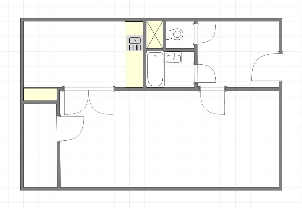 Pronájem bytu 1+1 s balkonem, OV, 44m2, ul. Bratří Venclíků 1074/10, Praha - Černý Most