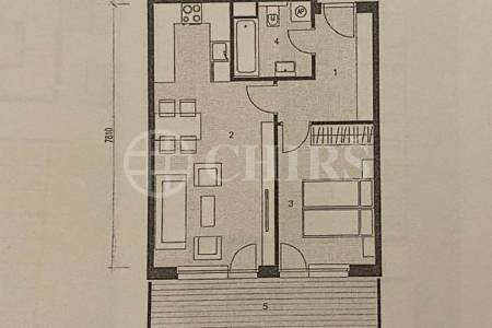 Prodej bytu 2+kk s balkonem, OV, 51m2, ul. U Průhonu 1624/1a, Praha 7 - Holešovice