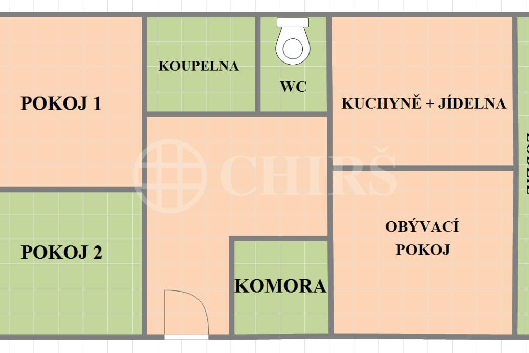 Prodej bytu 3+1/L, OV, 80m2, Ciolkovského, Praha 6 - Ruzyně