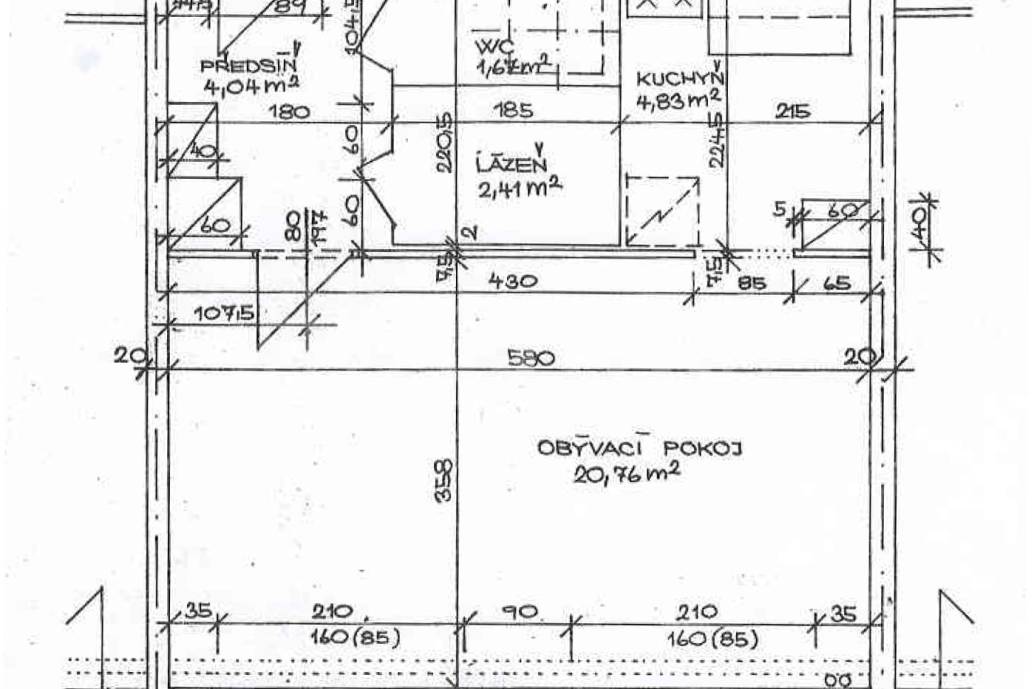 Prodej bytu 1+kk, OV, 34 m2, ul. Křivenická 449/23, Praha 8 - Čimice