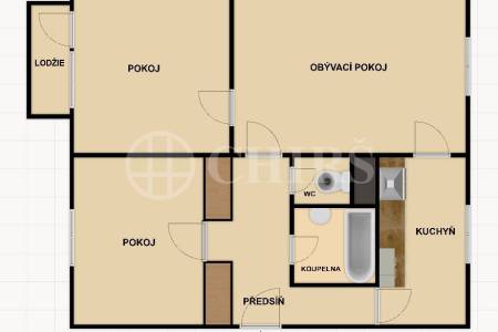 Prodej bytu 3+1 s lodžií, OV, 70m2, ul. Lohniského 846/21, Praha 5 - Hlubočepy